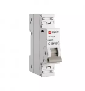 Автоматический выключатель ВА 47-63N 1P 10А (C) 4,5 кА PROXIMA EKF