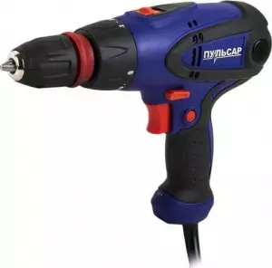 ЭЛМАКС - Шуруповёрт сетевой ПУЛЬСАР ДШ 400-2П (400Вт, 40Hm, 10 мм, 2ск, съёмный патрон, 1,5кг) 792-230 элмакс, электротехника, кабель, светотехника, elmax.pro