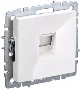 ЭЛМАКС - BRITE Роз. комп. RJ45 кат.5E РК10-БрБ бел. элмакс, электротехника, кабель, светотехника, elmax.pro