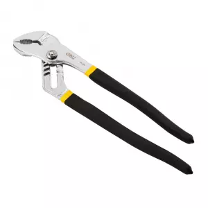 Клещи переставные Deli DL2612 300мм, сталь CrV, применимый диапазон 12-65мм