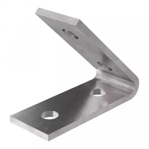 Пластина 45 градусов 4 отверстия Промрукав Пластина 45 градусов 4 отверстия Промрукав