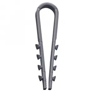 ЭЛМАКС - Дюбель-хомут для круглого кабеля (19-25мм), нейлон, черный (100шт.), DCL00-19-25 элмакс, электротехника, кабель, светотехника, elmax.pro