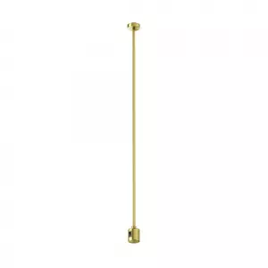 Крепление потолочное Long 760мм с прямым коннектором питания Flarity латунь