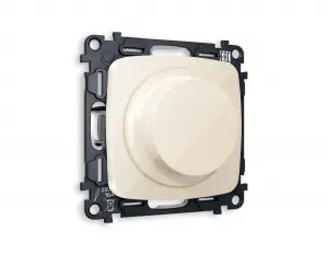 ЭЛМАКС - Комплект механизма светорегулятора универсального OMEGA MO305510 Бежевый глянец 25-600W/LED 5-300W Q элмакс, электротехника, кабель, светотехника, elmax.pro