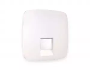 ЭЛМАКС - Лицевая панель OMEGA (Жемчуг) для компьютерной/телефонной розетки RJ-45/RJ-11 QUANT OP2120 элмакс, электротехника, кабель, светотехника, elmax.pro