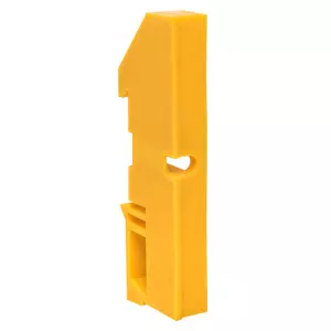 ЭЛМАКС - Изолятор на DIN-рейку желтый EKF элмакс, электротехника, кабель, светотехника, elmax.pro