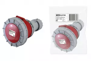 ЭЛМАКС - Розетка кабельная IP67 16А 3Р+РЕ+N 380В TDM элмакс, электротехника, кабель, светотехника, elmax.pro