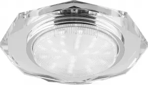 ЭЛМАКС - Светильник потолочный, 15W 230V GX53, без лампы, прозрачный, DL4020-2 элмакс, электротехника, кабель, светотехника, elmax.pro