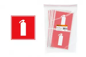 ЭЛМАКС - Знак 150х150мм "Огнетушитель" элмакс, электротехника, кабель, светотехника, elmax.pro