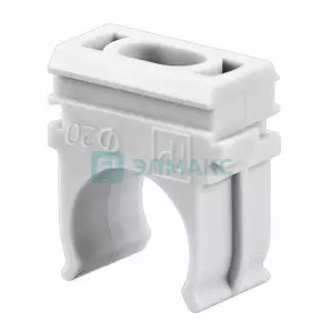 ЭЛМАКС - Крепёж-клипса для труб д. 20 мм «ПС» 100 шт. /уп. (1500 шт. /кор. ) REXANT элмакс, электротехника, кабель, светотехника, elmax.pro