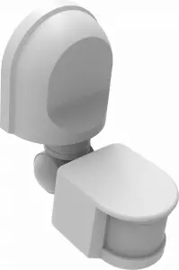 Датчик движения инфракрасный ДДИ-101 02 1200Вт 2-12м 180° чёрный