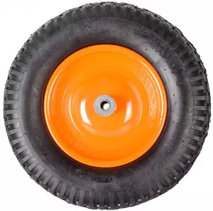 Колесо пневматическое КТ-380-16 (380 мм, d 16мм, для тачек 90-1, 110-1)