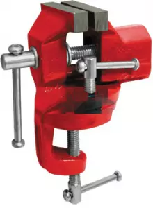 Тиски настольные, облегченные, поворотный 50мм