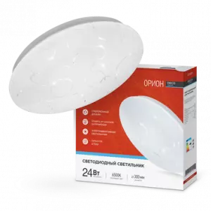 ЭЛМАКС - Светильник светодиодный серии DECO 24Вт 230В 6500К 1560лм 300мм ОРИОН IN HOME элмакс, электротехника, кабель, светотехника, elmax.pro