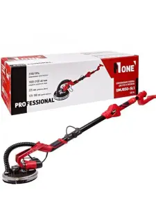 ЭЛМАКС - Шлифмашина для стен и потолков с телескоп.ручкой DMJ850-SL1 (850Вт,подсветка,диск 225мм) №1 элмакс, электротехника, кабель, светотехника, elmax.pro