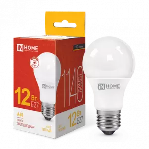 ЭЛМАКС - Лампа светодиодная LED-A60-VC 12Вт 230В Е27 3000К 1140Лм IN HOME элмакс, электротехника, кабель, светотехника, elmax.pro