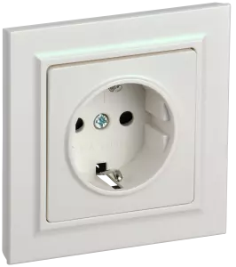 ЭЛМАКС - BRITE Роз. с з/к/ш 16А в сб. РСР14-1-0-БрЖ жемч. IEK элмакс, электротехника, кабель, светотехника, elmax.pro