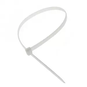 ЭЛМАКС - Хомут-стяжка кабельная нейлоновая 4,8х200 мм белая (100 шт/20000 шт уп/кор) Промрукав элмакс, электротехника, кабель, светотехника, elmax.pro