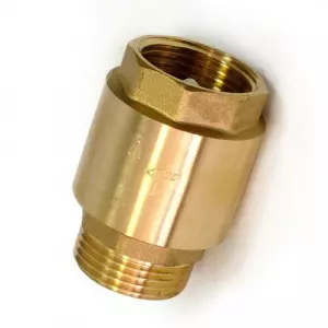 Обратный клапан с лат. сердц. 1" вн.-нар.