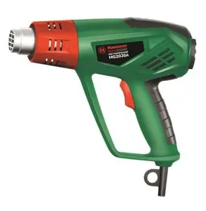 ЭЛМАКС - Фен техн. Hammer Flex HG2020A 2200Вт 50/350-100/600С 300/500л/мин., насадки, тепл.защита элмакс, электротехника, кабель, светотехника, elmax.pro