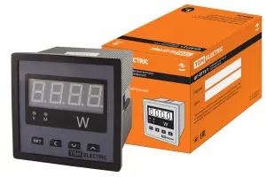 Цифровой ваттметр (однофазный) ЦП-ВТ72/1 0-9999МВт-220В-0,5 (акционный) TDM