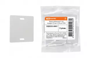ЭЛМАКС - Бирка кабельная У-134 (квадрат 55 мм ) (100 шт) TDM элмакс, электротехника, кабель, светотехника, elmax.pro