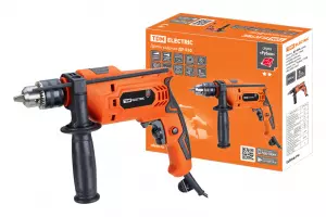 ЭЛМАКС - Дрель ДУ-550, удар., мощ. 550 Вт, 13мм, 0-3000 об/мин, 0-48000 уд/мин, шнур 3 м. "Рубин" TDM элмакс, электротехника, кабель, светотехника, elmax.pro