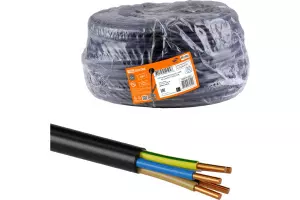 ЭЛМАКС - Кабель ВВГнг(А)-LSLTx 5х1,5 ок(N, PE)-0,66 ГОСТ (100м) TDM элмакс, электротехника, кабель, светотехника, elmax.pro