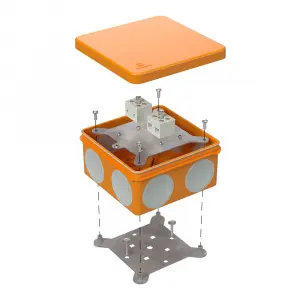 Коробка огнестойкая для о/п двухкомпонентная 60-0300-FR6.0-4 Е15-Е120 100х100х50 Промрукав