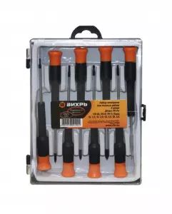 ЭЛМАКС - Набор отвёрток для точных работ НОТ 8 элмакс, электротехника, кабель, светотехника, elmax.pro