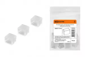ЭЛМАКС - Заглушка для светодиодной ленты SMD5050-220 В TDM элмакс, электротехника, кабель, светотехника, elmax.pro