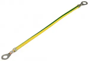 Провод заземляющий сечением 6 мм2 длиной 150 мм Промрукав