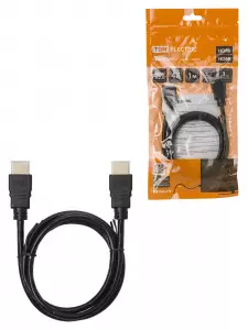 ЭЛМАКС - Кабель "АВК 1" HDMI - HDMI, v2.0, позолоченные контакты, 1 метр, TDM элмакс, электротехника, кабель, светотехника, elmax.pro