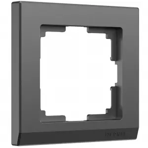 ЭЛМАКС - W0011864/ Рамка на 1 пост Stark (графит матовый) элмакс, электротехника, кабель, светотехника, elmax.pro