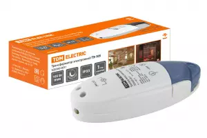 ЭЛМАКС - Трансформатор электронный ТЭ-105 220В/12В 35-105Вт TDM элмакс, электротехника, кабель, светотехника, elmax.pro