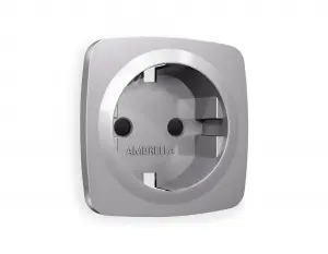 ЭЛМАКС - Лицевая панель OMEGA (Сталь матовый) для электрической розетки с заземлением со шторками QUANT OP507 элмакс, электротехника, кабель, светотехника, elmax.pro