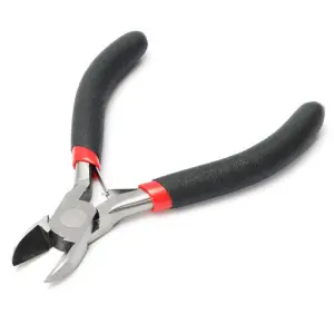 ЭЛМАКС - Бокорезы Мини 120 мм никелированные, авторазжим, обливные рукоятки REXANT элмакс, электротехника, кабель, светотехника, elmax.pro