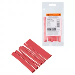 ЭЛМАКС - Набор трубок термоусаживаемых, клеевых "Моноцвет-диапазон, красный TDM" элмакс, электротехника, кабель, светотехника, elmax.pro