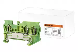 ЭЛМАКС - Зажим клеммный безвинтовой (ЗКБ) 3 вывода PEN 1,5 мм2 TDM элмакс, электротехника, кабель, светотехника, elmax.pro