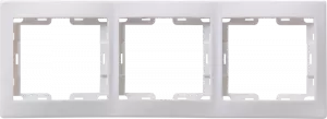 РГ-3-КБ Рамка 3местн. горизонт. КВАРТА (белый)