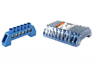 ЭЛМАКС - Шина "N" нулевая в изоляторе 6х9мм 6 групп TDM элмакс, электротехника, кабель, светотехника, elmax.pro