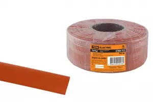 ЭЛМАКС - Термоусаживаемая трубка ТУТнг 30/15 красная (50 м/ролл) TDM элмакс, электротехника, кабель, светотехника, elmax.pro