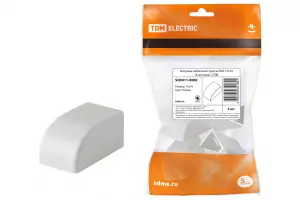 ЭЛМАКС - Заглушка кабельной трассы КМЗ 15х10 (4 шт./комп.) TDM элмакс, электротехника, кабель, светотехника, elmax.pro
