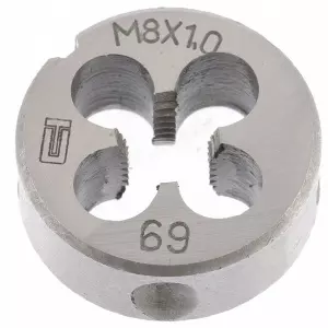 ЭЛМАКС - Плашка М8 х 1,0 мм Сибртех элмакс, электротехника, кабель, светотехника, elmax.pro