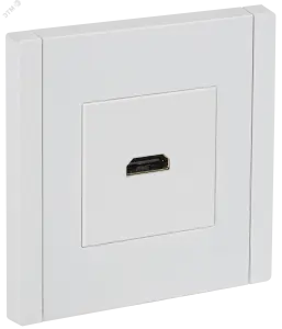 ЭЛМАКС - FORTE&PIANO Розетка HDMI FP240 белый IEK элмакс, электротехника, кабель, светотехника, elmax.pro