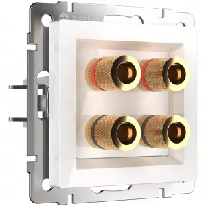 ЭЛМАКС - W1185001/ Акустическая розетка (белый) элмакс, электротехника, кабель, светотехника, elmax.pro