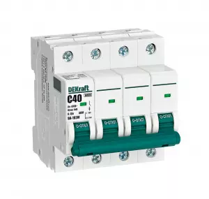 Авт. выкл. без теплозащиты 4P 40А х-ка C 6кА ВА-103M