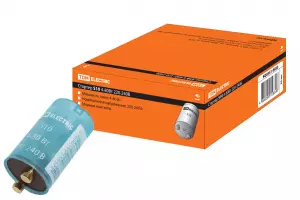 ЭЛМАКС - Стартер S10 4-80Вт 220-240В мед. контакты TDM элмакс, электротехника, кабель, светотехника, elmax.pro