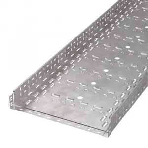 Лоток перфорированный Стандарт HDZ 500х80х3000 (1,0 мм) (6 м/уп) Промрукав