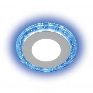 ЭЛМАКС - Светильник встраиваемый светодиодный 6W, 480Lm, белый (4000К) и синий, AL2330 с драйвером в комплект элмакс, электротехника, кабель, светотехника, elmax.pro